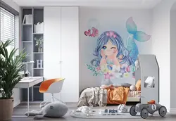 پوستر برای اتاق دختر کاراکتر پری دریایی ناز