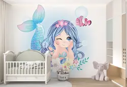 پوستر برای اتاق دختر کاراکتر پری دریایی ناز