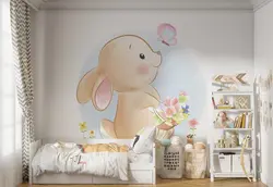 پوستر اتاق کودک و نوزاد طرح خرگوش