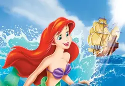 کاغذ دیواری اتاق کودک طرح کارتون پری کوچولو