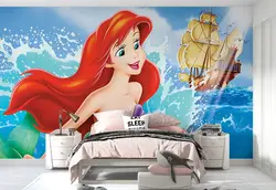 کاغذ دیواری اتاق کودک طرح کارتون پری کوچولو