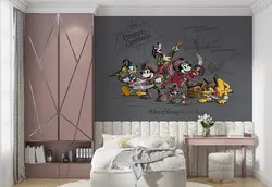 پوستر کارتونی میکی موس برای اتاق کودک و نوزاد طرح دزدان دریایی