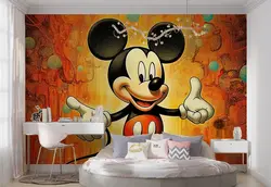 پوستر برای اتاق کودک و نوزاد طرح میکی موس هیستریک