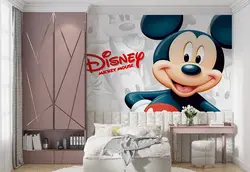 پوستر دیواری برای اتاق کودک و نوزاد طرح میکی موس