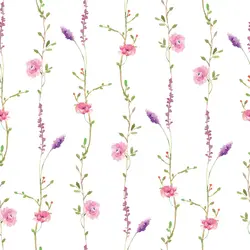 پوستر نقاشی آبرنگ الگوهای گل و سنبل