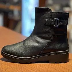 بوت زنانه کلارکس Clarks Calla Mid - کیف و کفش چرم برند کلارکس