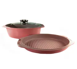 سرویس قابلمه و ماهیتابه دوبل (مرغ خوری) Only1