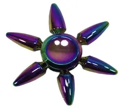 اسپینر فلزی شش پره طرح رنگین کمانی