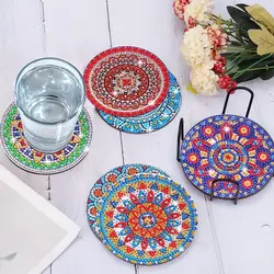 طرح خام زیر لیوانی نقاشی با الماس