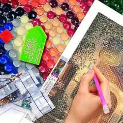 تابلوخام رنگ آمیزی باالماس خیابان دل‌نشین و قدیمی - نقاشی با الماس