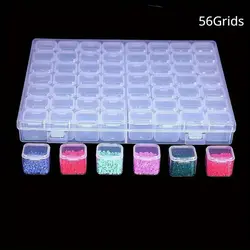 جعبه ذخیره‌سازی الماس‌های رنگ‌آمیزی با الماس - 56 عددی - نقاشی با الماس