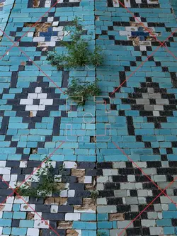 آجرکاری گنبد قدیمی