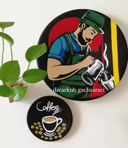 دیوار کوب تم کافه وقهوه