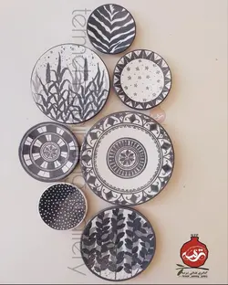 ست دیوار کوب طوسی طرح سنتی وبرگ