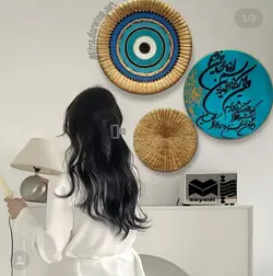 ست دیوار کوب انیکاد ورق طلا چشم نظر برجسته
