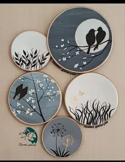 ست دیوار کوب توسی پرنده قاسدک