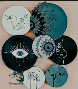 ست دیوار کوب آبی