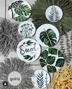 ست دیوار کوب برگ