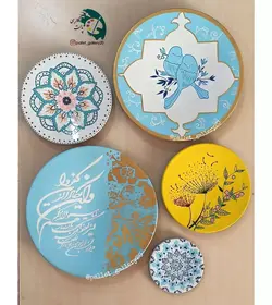 ست دیوار کوب فیروزه ای انیکاد