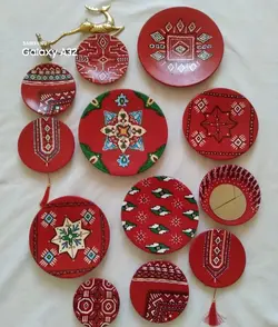 ست دیوار کوب طرح گلیم قالی سنتی