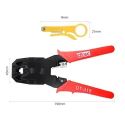 آچار پرس سر سوکت شبکه و تلفنDT_315