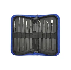 ست پنس 9تایی همراه با کیف چرمی