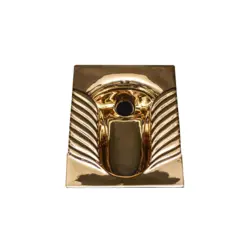 توالت زمینی تمام طلا