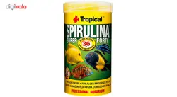 غذای ماهی تروپیکال مدل Super Spirulina Forte وزن 50 گرم