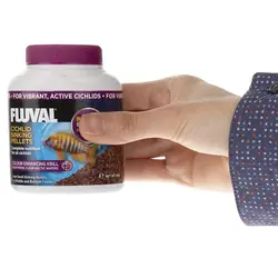 غذای سیچلاید فلوال مدل FLUVAL cichlid pellets کد 984507 وزن 95 گرم