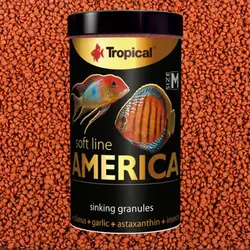 غذای ماهی تروپیکال مدل Soft Line America وزن 56 گرم
