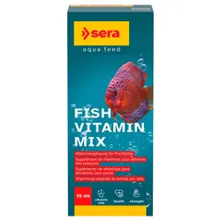 محلول مولتی ویتامین سرا مدل Fishtamin حجم 15 میلی لیتر