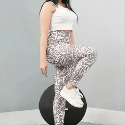 لگ کمر گن دار  ورزشی زنانه مدل فلامنت چاپی کد T.t-002