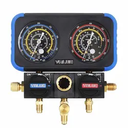 گیج دوقلو ولیو VRM2-B-0401 (منیفولد سرویس فشار و گازگیری) - نوید سرما