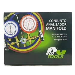 قیمت گیج دوقلو کولر گازی اکو مدل ECO TOOLS ET636 - نوید سرما