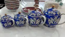 سرویس قوری 4 سایز انگوری