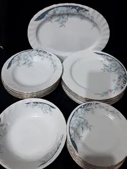 سرویس ۲۰ پارچه چینی اسپیدار قدیمی