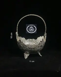 شکلات خوری دسته دار شبه نقره
