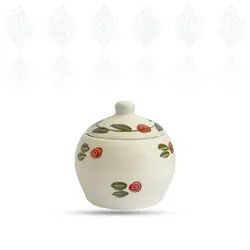 خرید قندان گرد طرح گلی