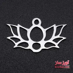 گردنبند گل نیلوفر کد 102131