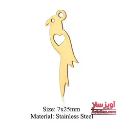 گردنبند پرنده مرغ عشق کد 101893