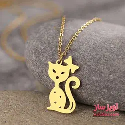 گردنبند کیتی و پاپیون کد 101807