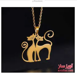 گردنبند گربه فانتزی کد 101799