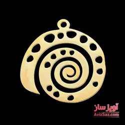 گردنبند صدف حلزونی کد 101779