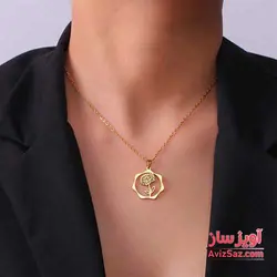 گردنبند گل کد 101710