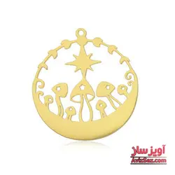 گردنبند قارچ و ستاره و ماه کد 101660