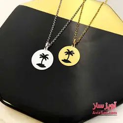 گردنبند درخت نخل کد 101640