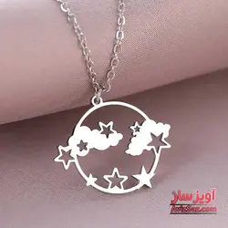گردنبند ستاره کره زمین و ابر کد 101570