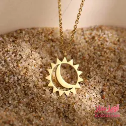 گردنبند ماه و خورشید کد 101545
