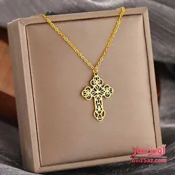 گردنبند صلیب کد 101381