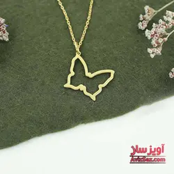گردنبند پروانه کد 101225